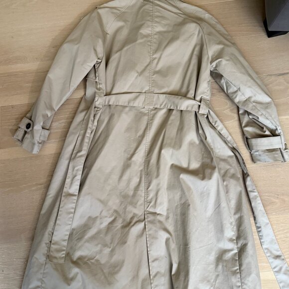 Zara beige belted long trench - Picture 5 of 5